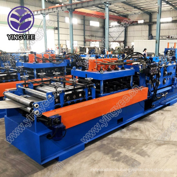 cz purlin roll forming machine with plc control